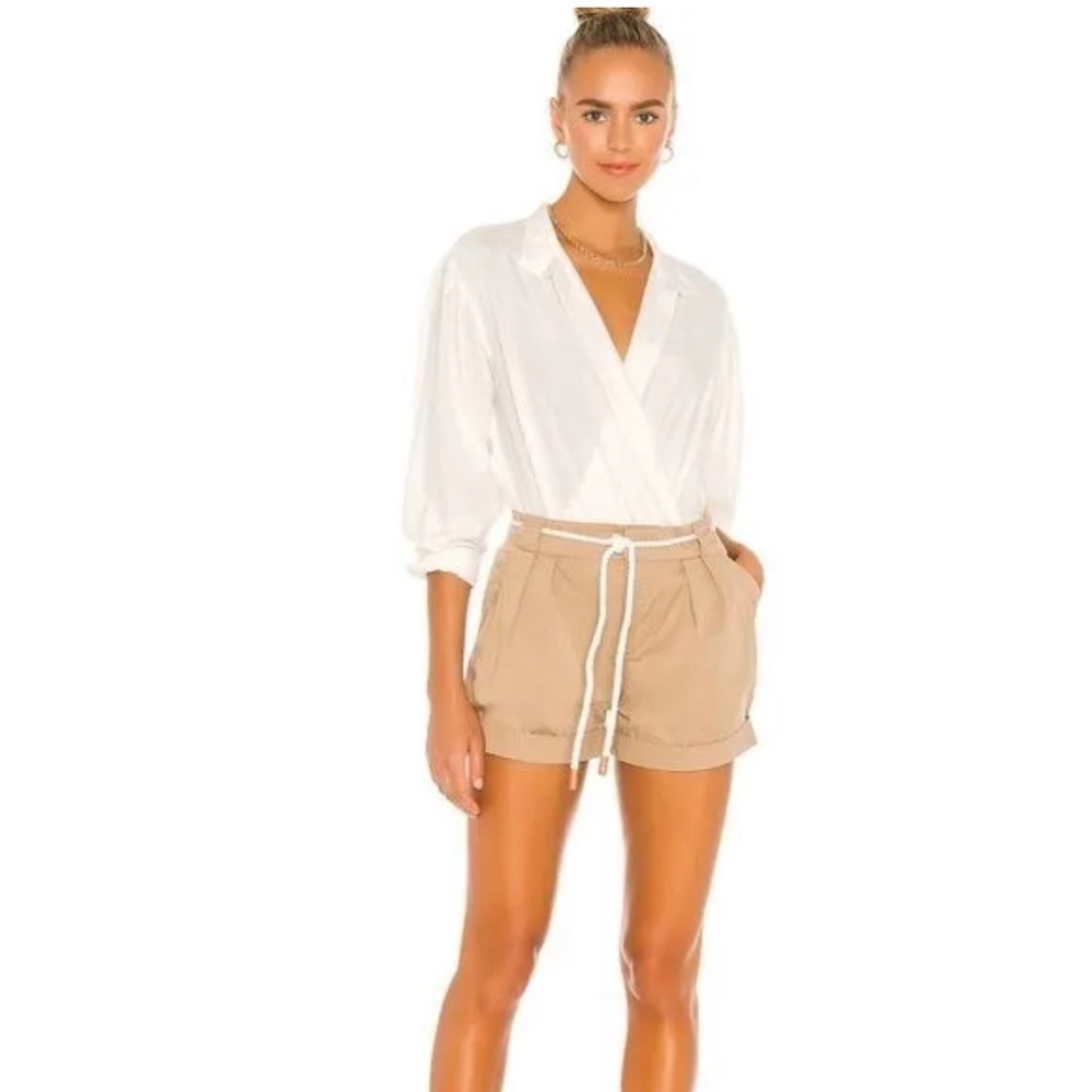 Frame Denim Tan Women's Cargo Shorts